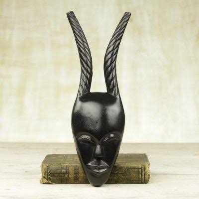 Ashanti mask from Ghana