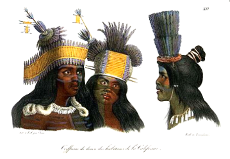 Feathered headdresses — California