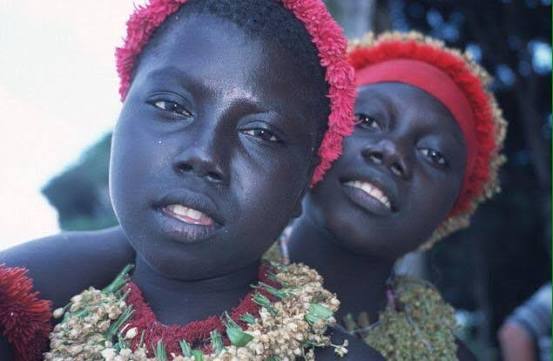 Andamanese youths — Andaman Islands, India